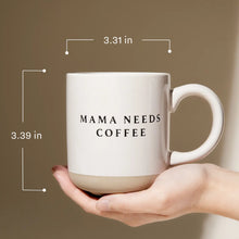 Load image into Gallery viewer, Dog Mom Stoneware Coffee Mug