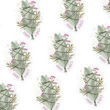 Load image into Gallery viewer, Good Vibes Sage Sticker
