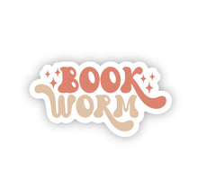 Load image into Gallery viewer, Book Worm Retro Sticker