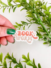 Load image into Gallery viewer, Book Worm Retro Sticker