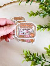 Load image into Gallery viewer, Cozy Bookish Weekend Ticket Sticker
