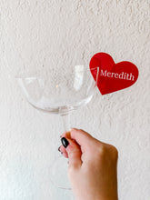 Load image into Gallery viewer, Heart Shaped Drink Tags