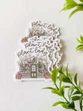 Load image into Gallery viewer, Plant Lady Clear Sticker