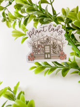 Load image into Gallery viewer, Plant Lady Clear Sticker