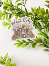 Load image into Gallery viewer, Plant Lady Clear Sticker