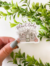 Load image into Gallery viewer, Plant Lady Clear Sticker