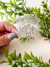 Load image into Gallery viewer, Plant Lady Clear Sticker