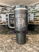 Load image into Gallery viewer, Morally Grey Book Club Engraved Book Tumbler