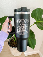 Load image into Gallery viewer, Morally Grey Book Club Engraved Book Tumbler