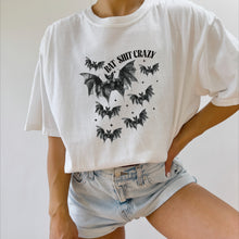 Load image into Gallery viewer, Bat Shit Crazy Halloween Comfort Colors Shirt
