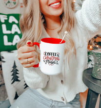 Load image into Gallery viewer, Coffee and Christmas Music Mug