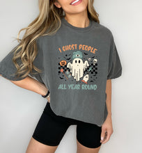 Load image into Gallery viewer, I Ghost People All Year Retro Halloween Shirt