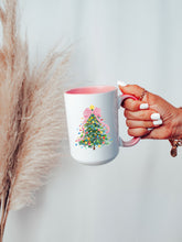 Load image into Gallery viewer, Pink Christmas Tree Mug