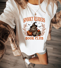Load image into Gallery viewer, Spooky Reader Book Club Comfort Color Shirt