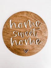 Load image into Gallery viewer, home sweet home tiered tray sign