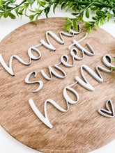 Load image into Gallery viewer, wood tiered tray sign