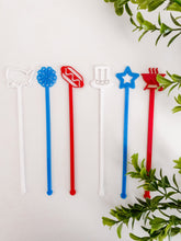 Load image into Gallery viewer, 4th of July Drink Stirrer