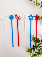 Load image into Gallery viewer, 4th of July Drink Stirrer