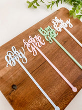 Load image into Gallery viewer, baby shower beverage stirrer