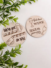 Load image into Gallery viewer, wine and beer reminder refrigerator magnets