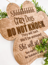 Load image into Gallery viewer, Do Not Knock Pet Hanger