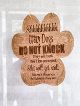 Load image into Gallery viewer, Do Not Knock Pet Hanger