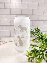 Load image into Gallery viewer, Boho Dog Glass Beer Can