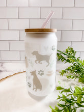 Load image into Gallery viewer, Boho Dog Glass Beer Can