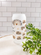 Load image into Gallery viewer, Positive Self Love Glass Beer Can