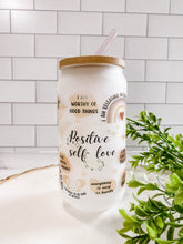 Load image into Gallery viewer, Positive Self Love Glass Beer Can