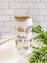 Load image into Gallery viewer, Positive Self Love Glass Beer Can