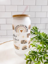Load image into Gallery viewer, Positive Self Love Glass Beer Can
