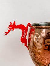 Load image into Gallery viewer, Reindeer Drink Tag/ Table Placecard