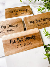 Load image into Gallery viewer, Family Name Coasters