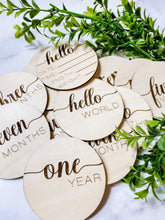 Load image into Gallery viewer, baby milestone card set