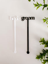 Load image into Gallery viewer, Bride + Groom Drink Stirrer Set