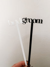 Load image into Gallery viewer, Bride + Groom Drink Stirrer Set