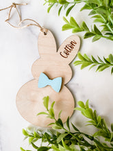 Load image into Gallery viewer, easter bunny name tag for easter baskets