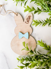 Load image into Gallery viewer, easter bunny name tag for boys