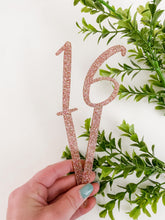 Load image into Gallery viewer, Number Cake Toppers