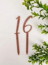 Load image into Gallery viewer, Number Cake Toppers