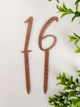 Load image into Gallery viewer, Number Cake Toppers