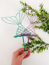 Load image into Gallery viewer, Mermaid Tail Cake Topper