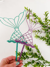 Load image into Gallery viewer, Mermaid Tail Cake Topper