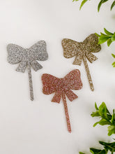 Load image into Gallery viewer, Bow Cupcake Toppers