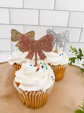 Load image into Gallery viewer, Bow Cupcake Toppers