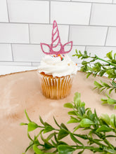 Load image into Gallery viewer, Unicorn Cupcake Toppers