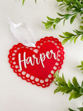 Load image into Gallery viewer, Valentine Heart Name Tag