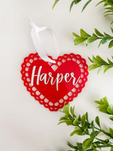 Load image into Gallery viewer, Valentine Heart Name Tag