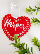 Load image into Gallery viewer, Valentine Heart Name Tag